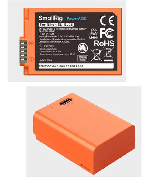 Nikon EN-EL 25 Smallrig USB-C